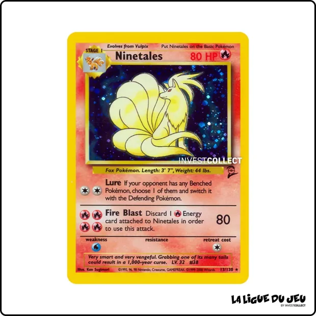 Holo - Pokemon - Base Set 2 - Ninetales 13/130