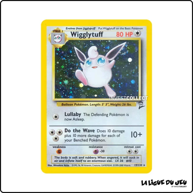 Holo - Pokemon - Base Set 2 - Wigglytuff 19/130