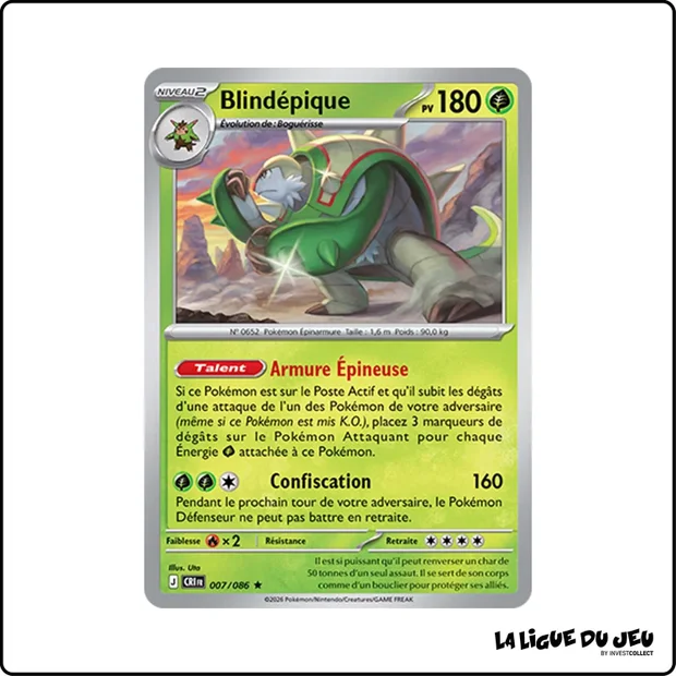Holo - Pokemon - Chaos Ascendant - Blindépique 7/86