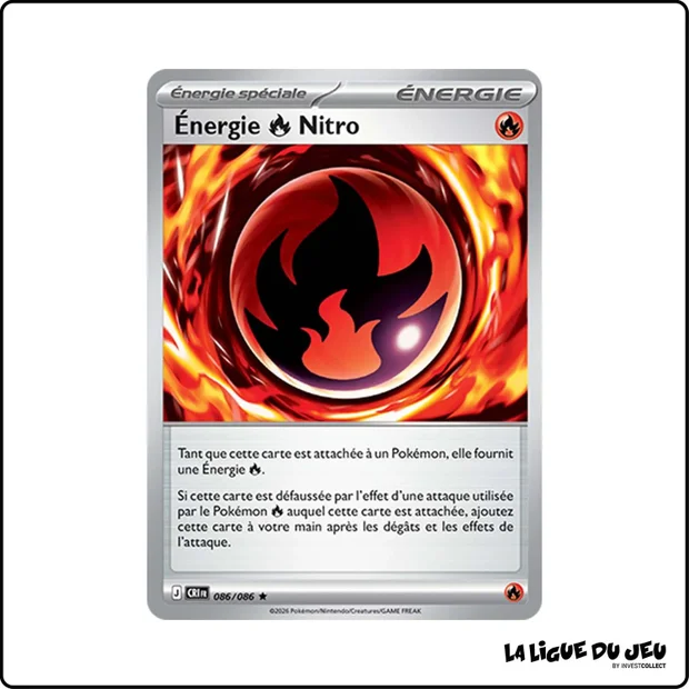 Holo - Pokemon - Chaos Ascendant - Énergie Nitro 86/86