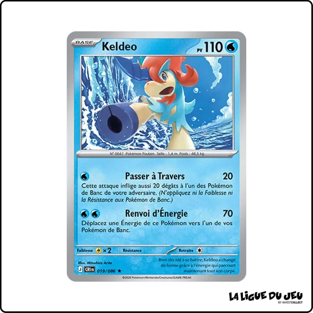 Holo - Pokemon - Chaos Ascendant - Keldeo 19/86