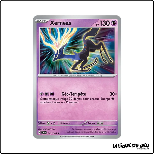 Holo - Pokemon - Chaos Ascendant - Xerneas 42/86