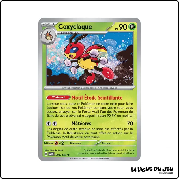 Holo - Pokemon - Couronne Stellaire - Coxyclaque 3/142