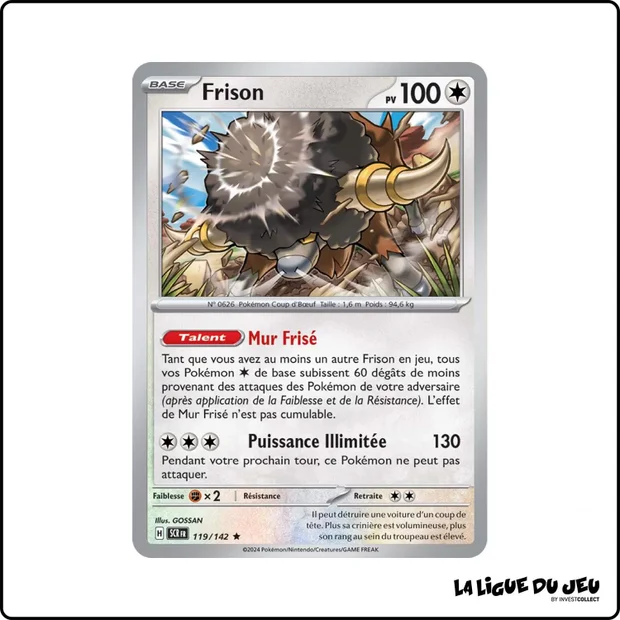 Holo - Pokemon - Couronne Stellaire - Frison 119/142