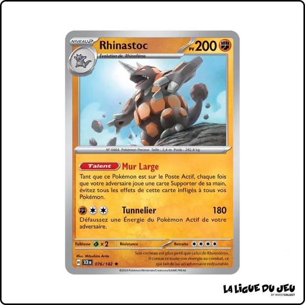 Holo - Pokemon - Couronne Stellaire - Rhinastoc 76/142