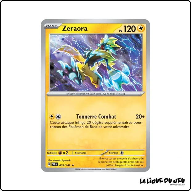 Holo - Pokemon - Couronne Stellaire - Zeraora 55/142