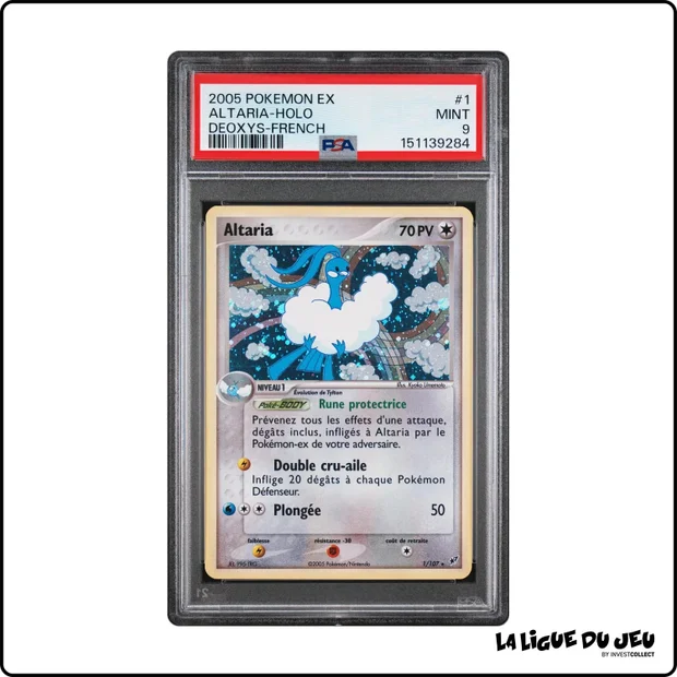 Holo - Pokemon - Deoxys - Altaria - 1/107 - PSA 9 - Français