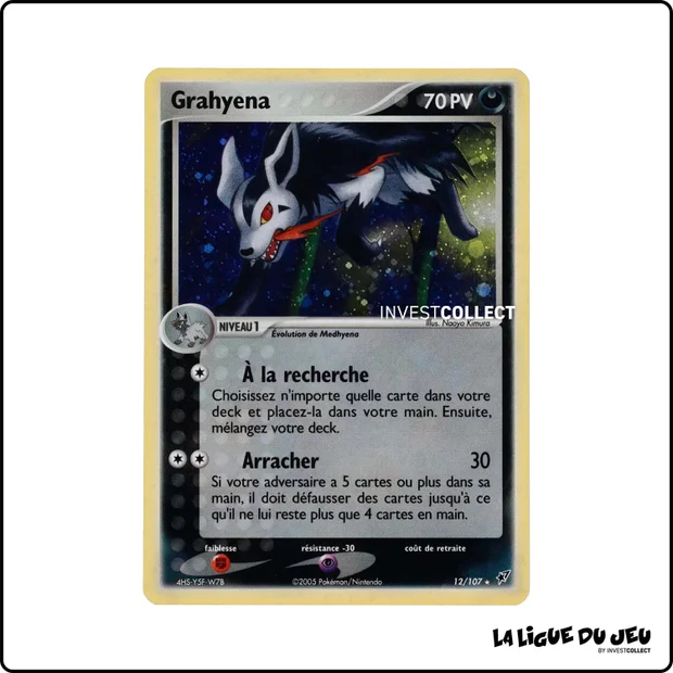Holo - Pokemon - Deoxys - Grahyena 12/107