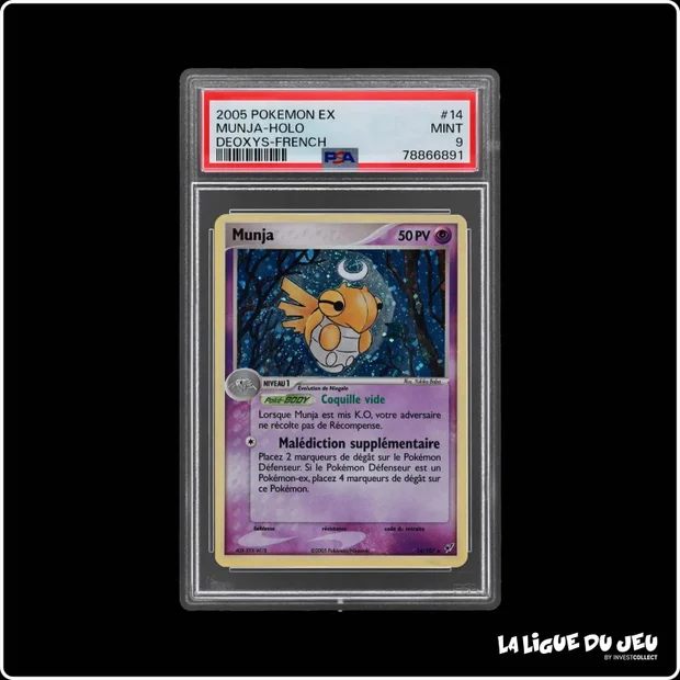 Holo - Pokemon - Deoxys - Munja - 14/107 - PSA 9 - Français