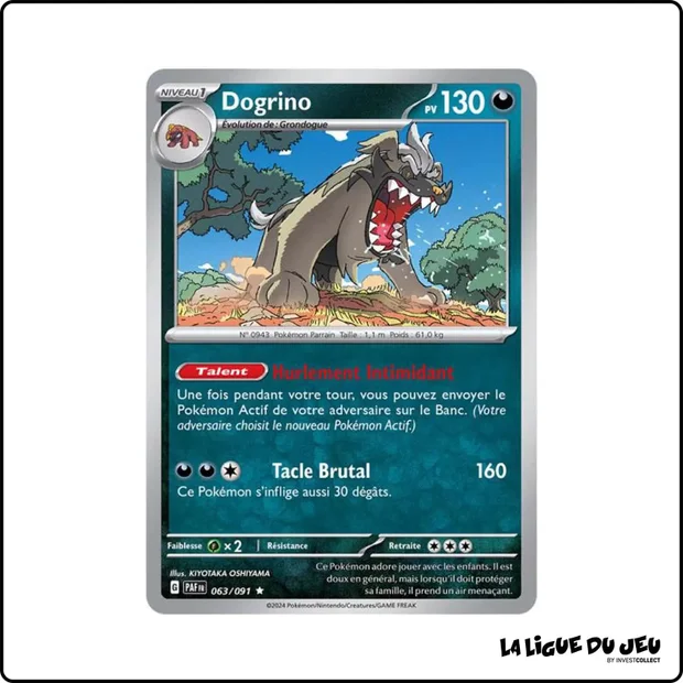 Holo - Pokemon - Destinées de Paldea - Dogrino 63/91