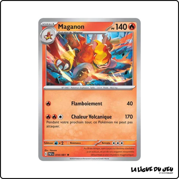 Holo - Pokemon - Destinées de Paldea - Maganon 10/91
