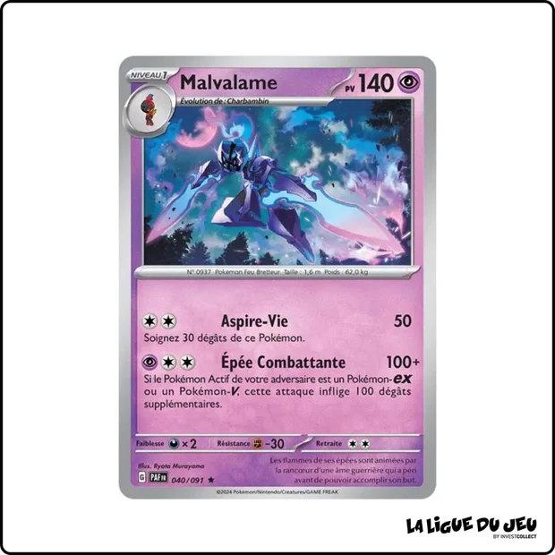 Holo - Pokemon - Destinées de Paldea - Malvalame 40/91