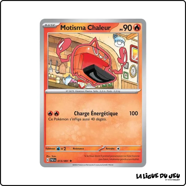 Holo - Pokemon - Destinées de Paldea - Motisma Chaleur 13/91