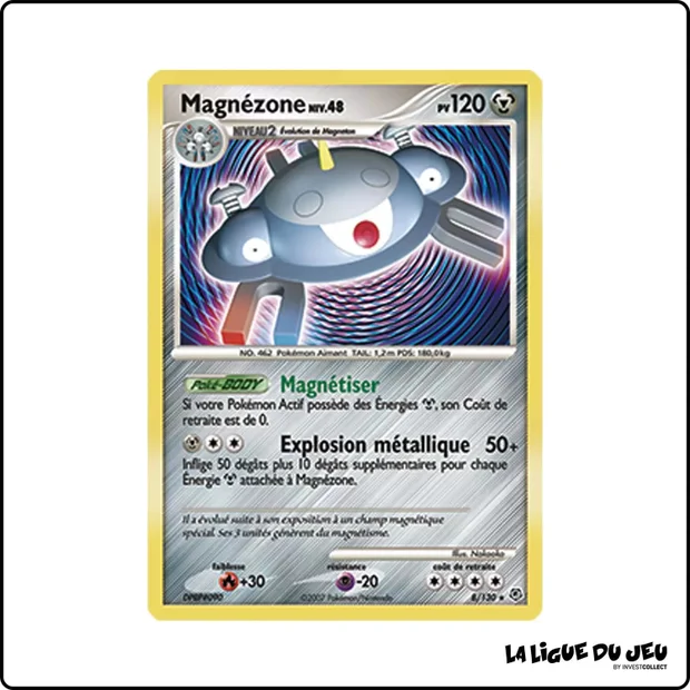 Holo - Pokemon - Diamant & Perle de Base - Magnézone 8/130