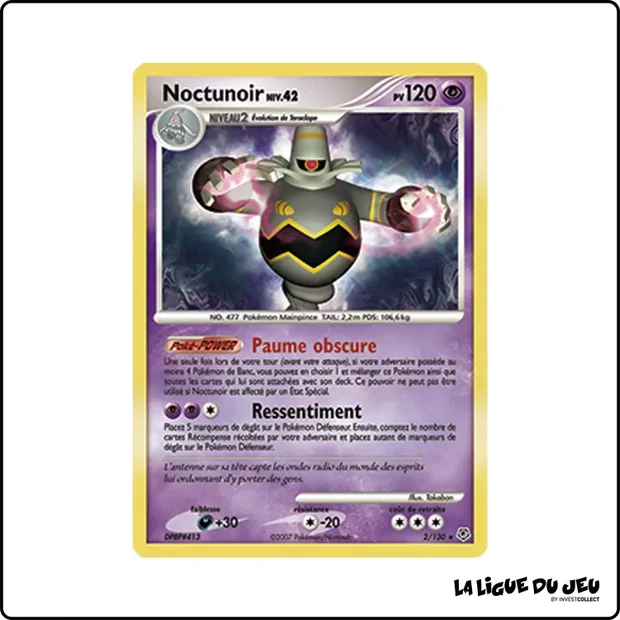 Holo - Pokemon - Diamant & Perle de Base - Noctunoir 2/130