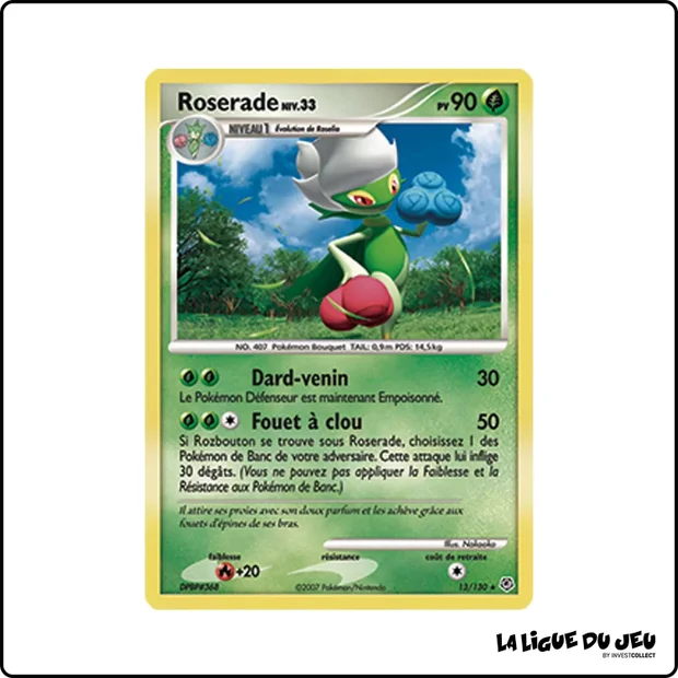 Holo - Pokemon - Diamant & Perle de Base - Roserade 13/130