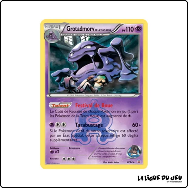 Holo - Pokemon - Double Danger - Grotadmorv de la Team Aqua 8/34