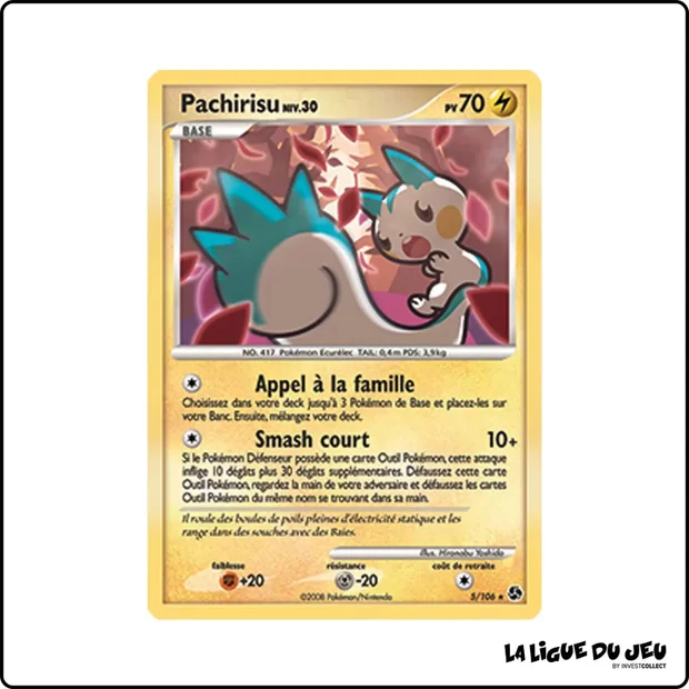 Holo - Pokemon - Duels au Sommet - Pachirisu 5/106