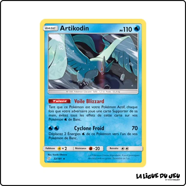 Holo - Pokemon - Duo de Choc - Artikodin 32/181