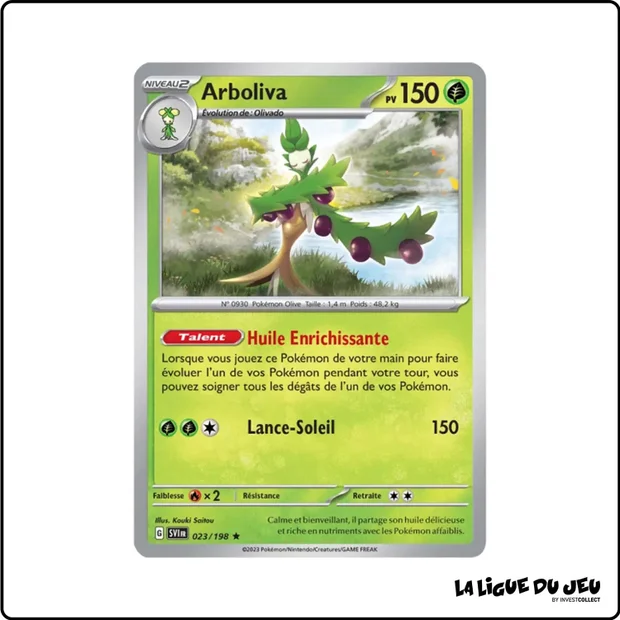Holo - Pokemon - Écarlate et Violet de Base - Arboliva 23/198