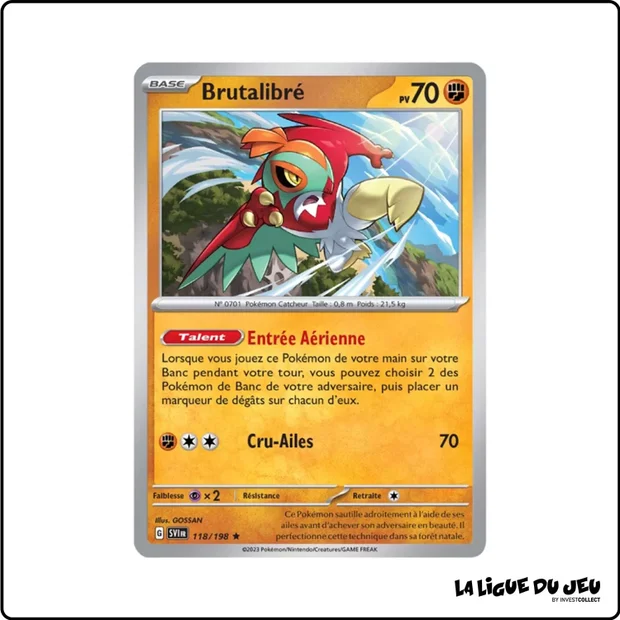 Holo - Pokemon - Écarlate et Violet de Base - Brutalibré 118/198