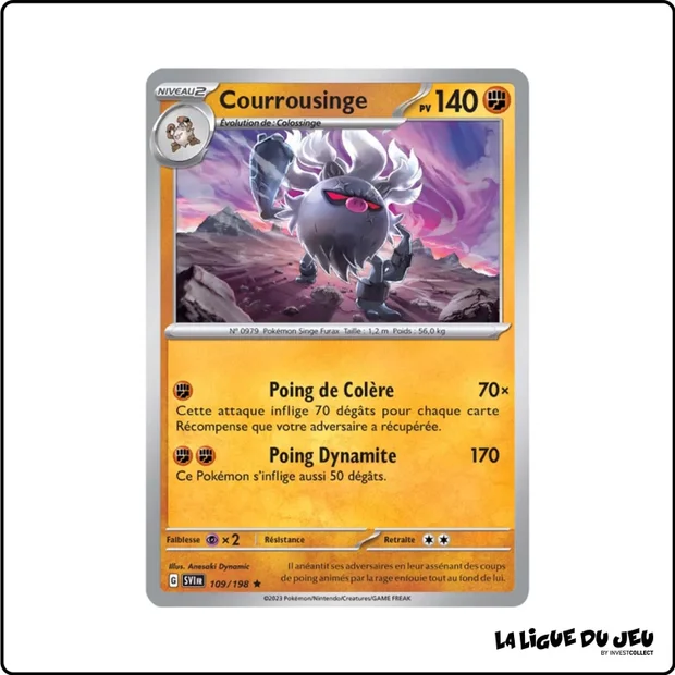 Holo - Pokemon - Écarlate et Violet de Base - Courrousinge 109/198
