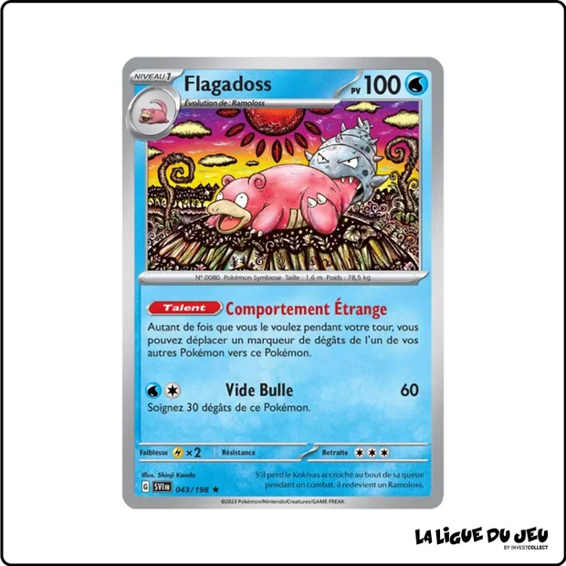 Holo - Pokemon - Écarlate et Violet de Base - Flagadoss 43/198