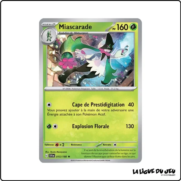 Holo - Pokemon - Écarlate et Violet de Base - Miascarade 15/198