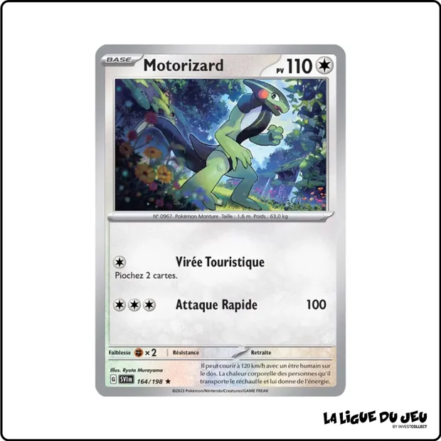 Holo - Pokemon - Écarlate et Violet de Base - Motorizard 164/198