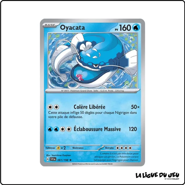 Holo - Pokemon - Écarlate et Violet de Base - Oyacata 61/198