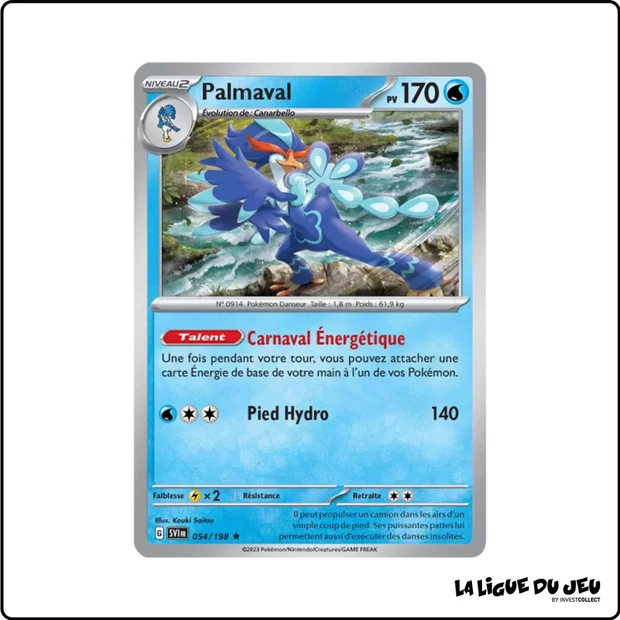 Holo - Pokemon - Écarlate et Violet de Base - Palmaval 54/198