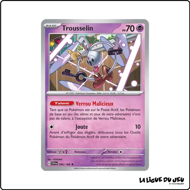 Holo - Pokemon - Écarlate et Violet de Base - Trousselin 96/198
