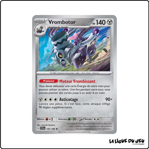Holo - Pokemon - Écarlate et Violet de Base - Vrombotor 142/198