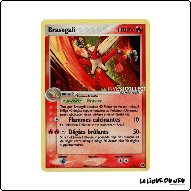 Holo - Pokemon - Émeraude - Brasegali 1/106
