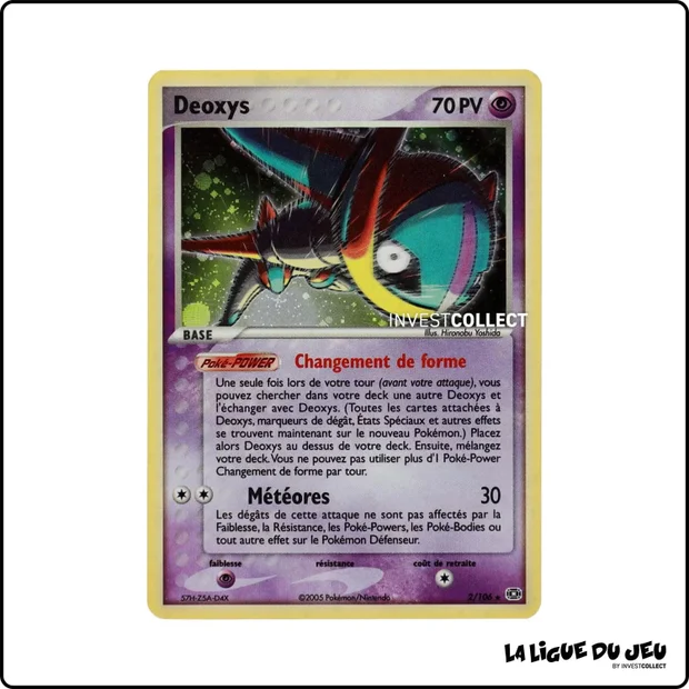 Holo - Pokemon - Émeraude - Deoxys 2/106