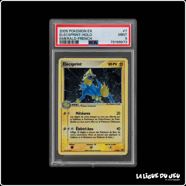 Holo - Pokemon - Émeraude - Elecsprint - 7/106 - PSA 9 - Français