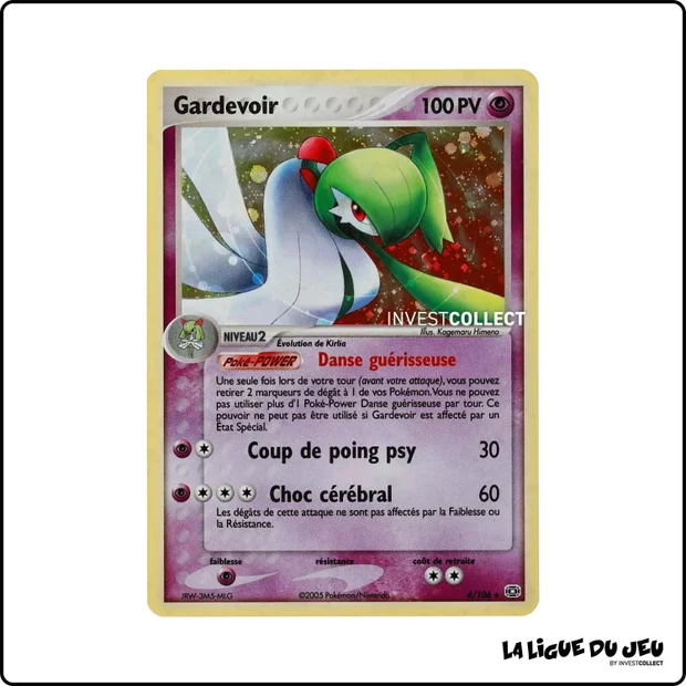 Holo - Pokemon - Émeraude - Gardevoir 4/106