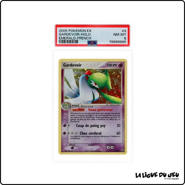 Holo - Pokemon - Émeraude - Gardevoir - 4/106 - PSA 8 - Français