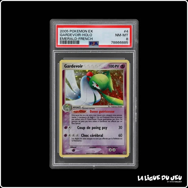 Holo - Pokemon - Émeraude - Gardevoir - 4/106 - PSA 8 - Français
