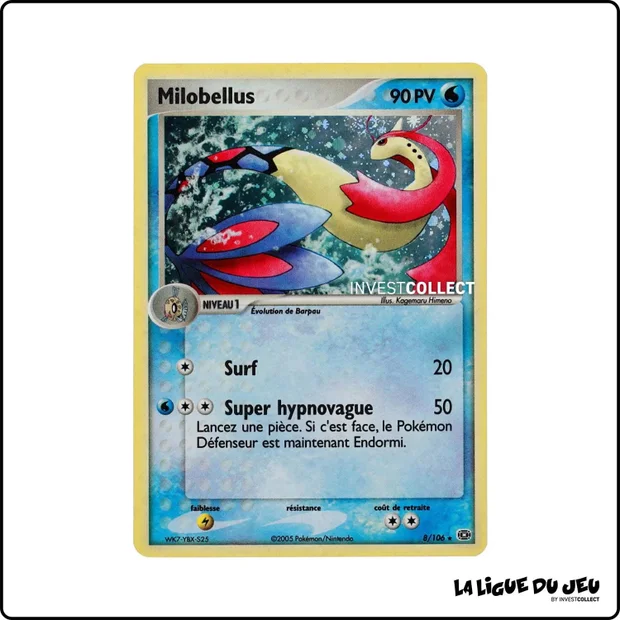 Holo - Pokemon - Émeraude - Milobellus 8/106