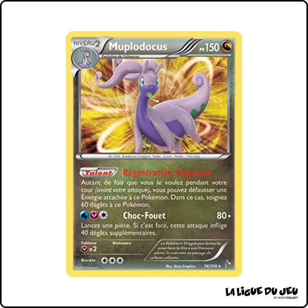 Holo - Pokemon - Étincelles - Muplodocus 74/106
