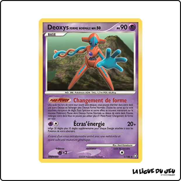 Holo - Pokemon - Éveil des Légendes - Deoxys Forme Normale 1/146