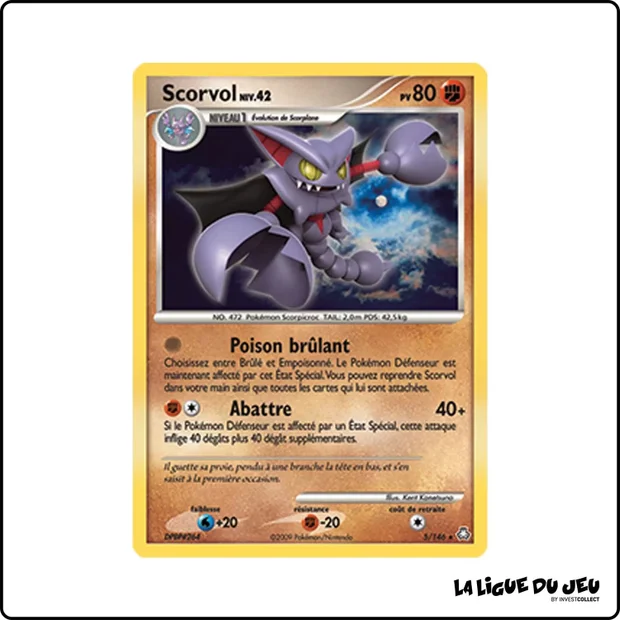 Holo - Pokemon - Éveil des Légendes - Scorvol 5/146