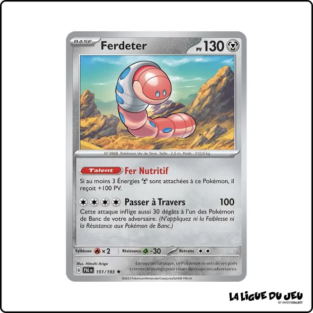 Holo - Pokemon - Évolutions à Paldea - Ferdeter 151/193
