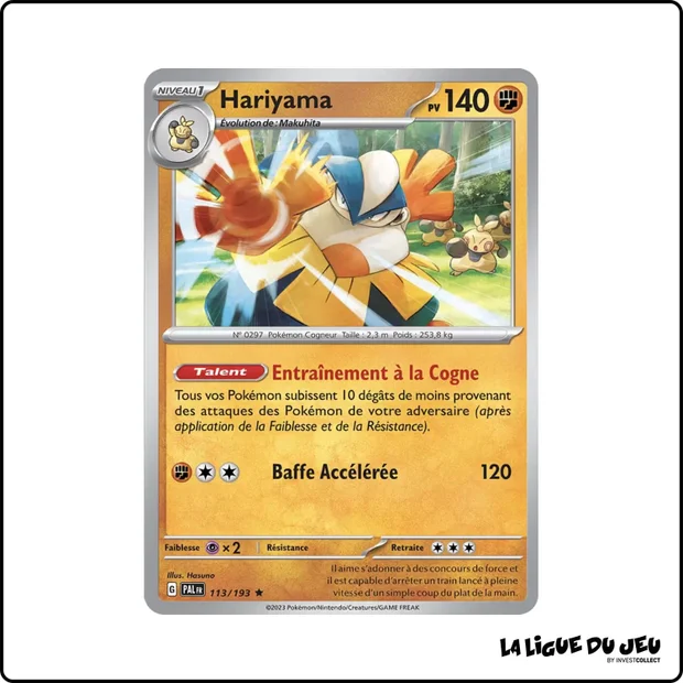 Holo - Pokemon - Évolutions à Paldea - Hariyama 113/193