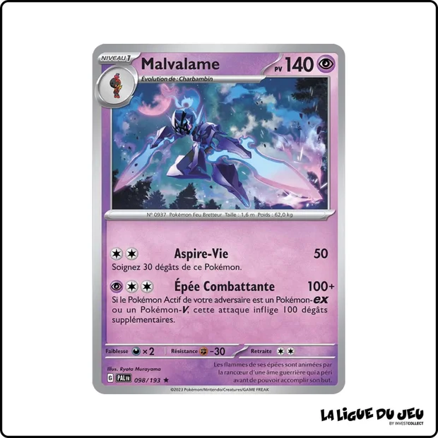 Holo - Pokemon - Évolutions à Paldea - Malvalame 98/193