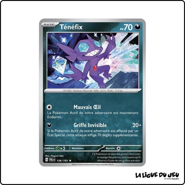 Holo - Pokemon - Évolutions à Paldea - Ténéfix 136/193