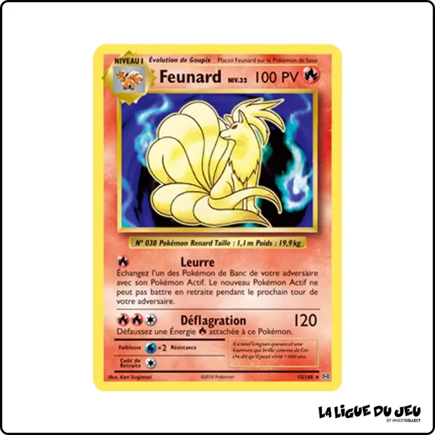 Holo - Pokemon - Évolutions - Feunard 15/108