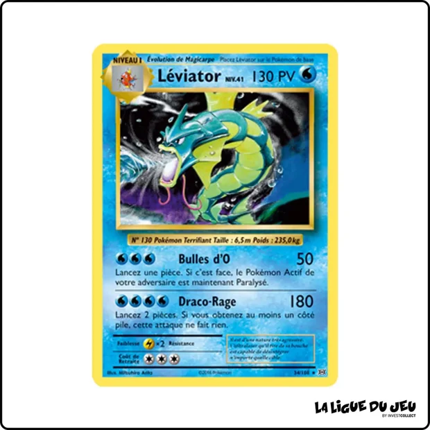 Holo - Pokemon - Évolutions - Léviator 34/108