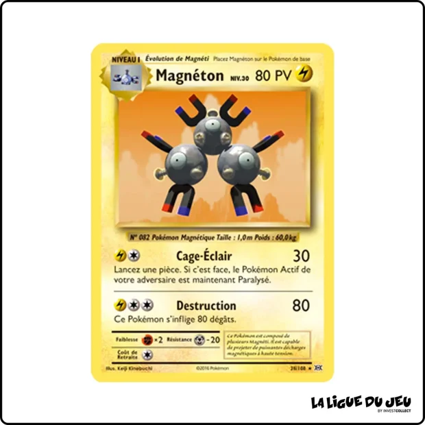 Holo - Pokemon - Évolutions - Magnéton 38/108